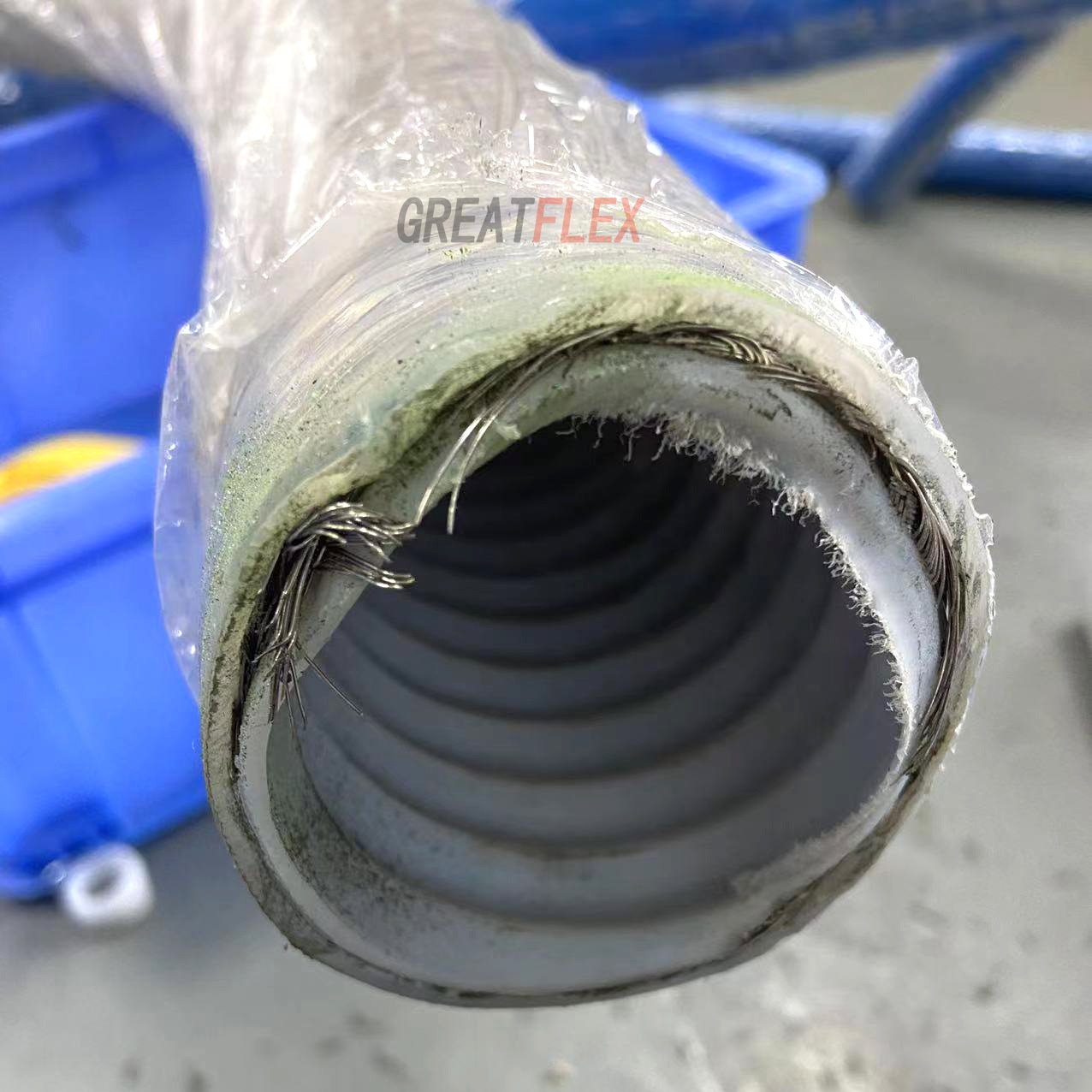 GREATFLEX硅胶包覆304不锈钢丝编织波纹管四氟软管BW40供应商