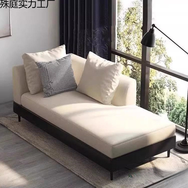 简约轻奢布艺可拆洗贵妃椅