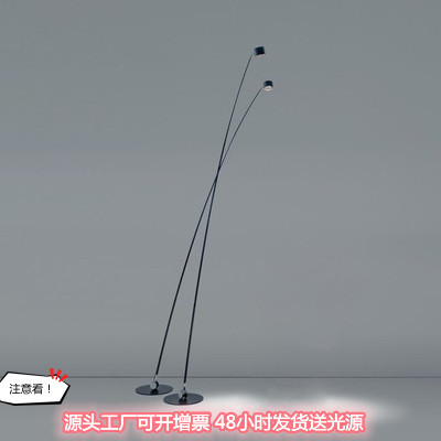 现代简约艺术客厅落地灯北欧时尚设计师售楼处酒店LED样版落地灯