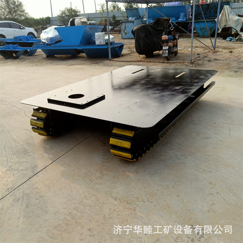 履带底盘行走总成橡胶大型钢制挖机钻机蜘蛛吊底盘可