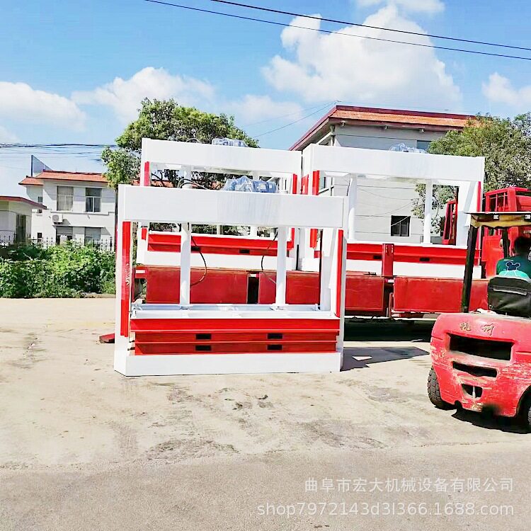 A4纸试压合紧实度50吨液压木工