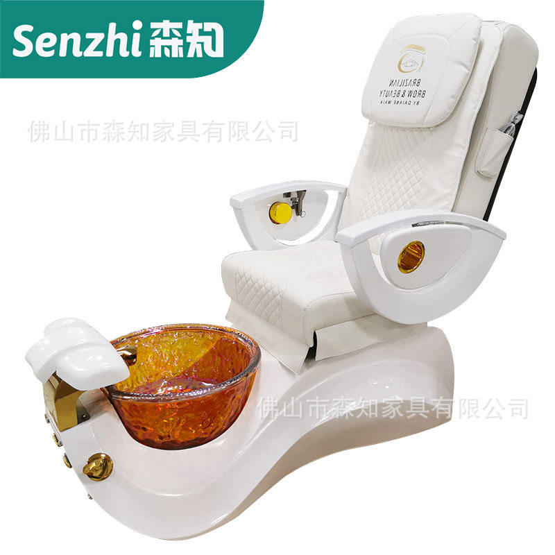厂家外贸美甲沐足沙发椅电动按摩修脚椅单人足疗沙发高级桑拿会所