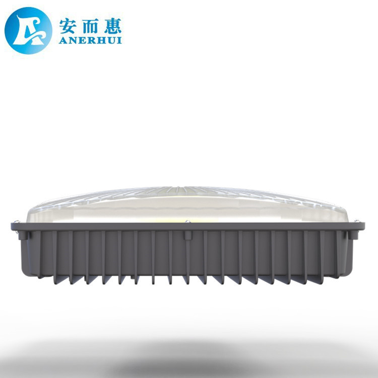 新款60W美规油站灯外壳套件LED吸顶油站灯压铸铝工矿灯外壳套件