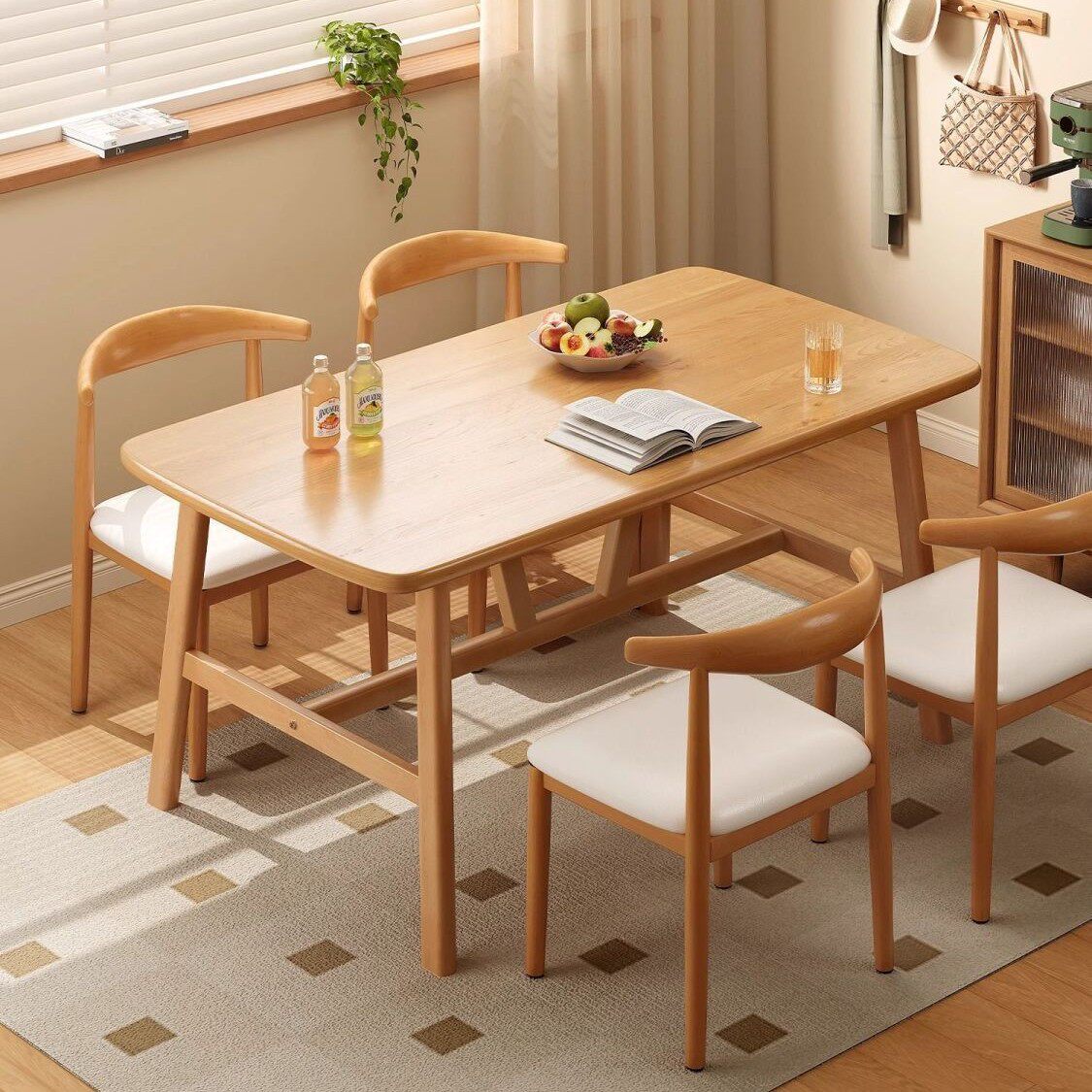 家用小户型现代简约长方形餐桌