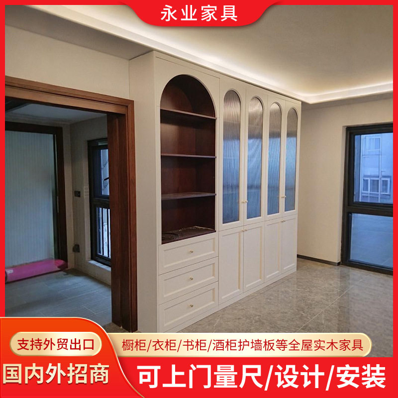 全屋定制平开门烤漆实木衣柜