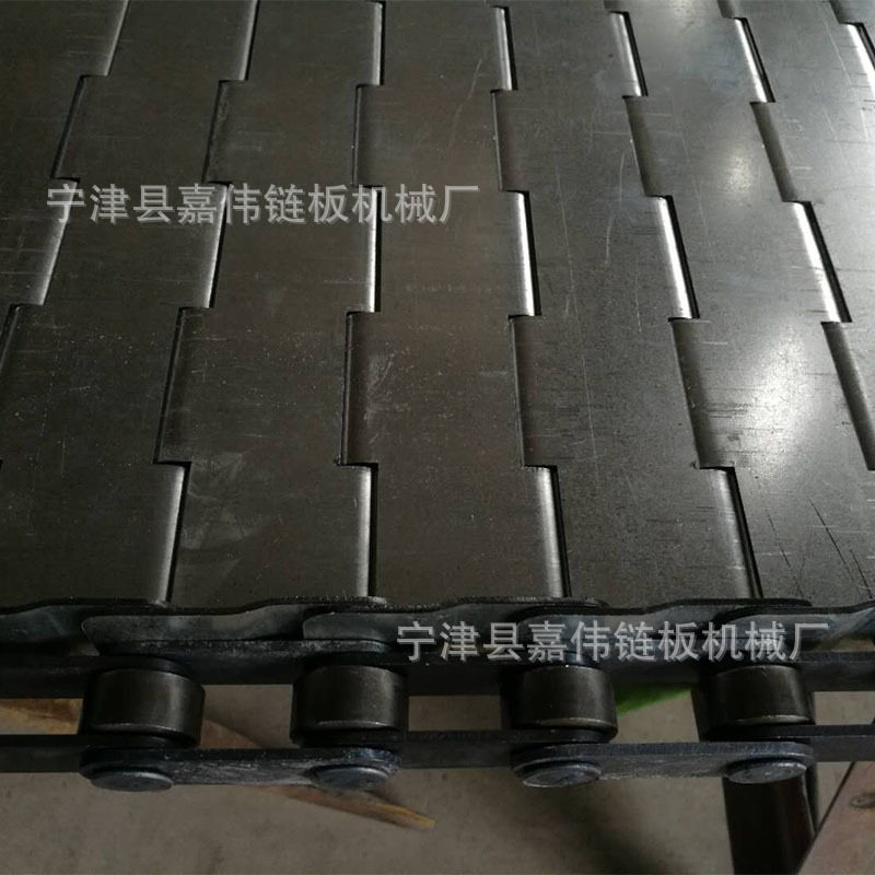 厂家定制食品药品输送链板高温工业平顶链板不锈钢输送链板