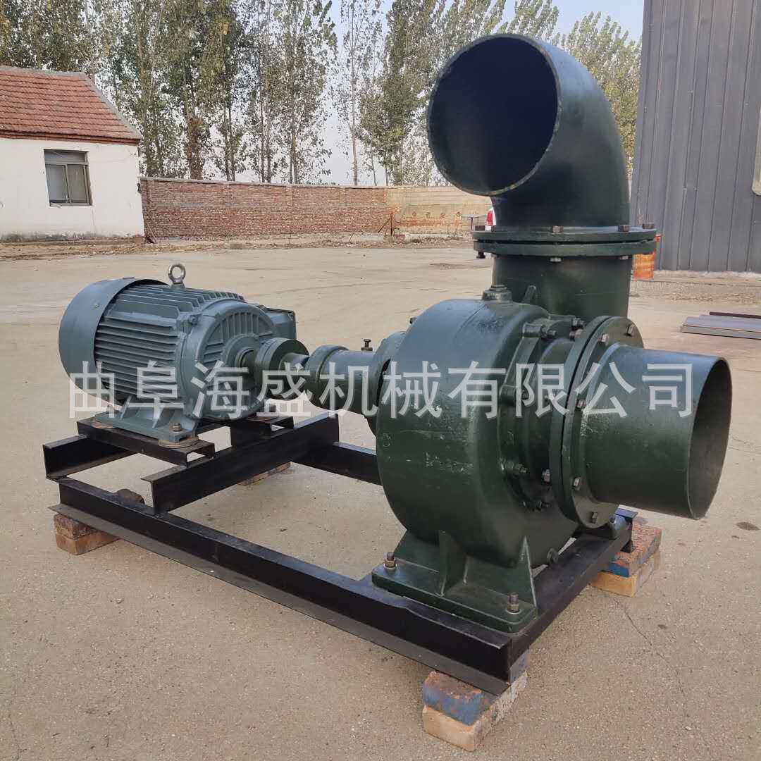 柴油抽水泵12寸980吨水量污水泵工程排污轴连水泵电机直连混流泵