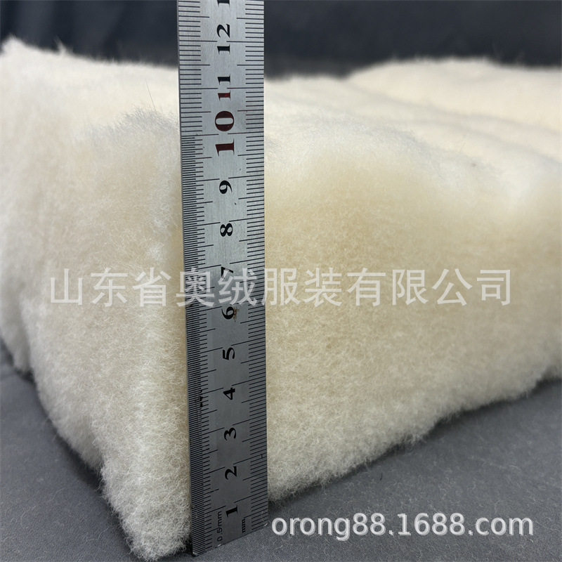 厂家供应羊毛棉 10cm厚2000g的羊毛毡床垫用GOTS纯羊毛棉纯棉片