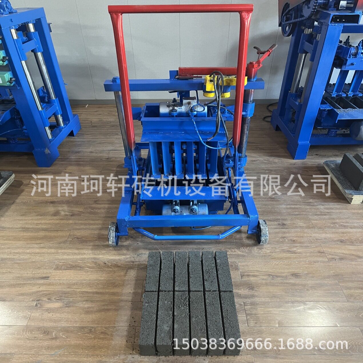 小型移动式水泥制砖机盖房实心标准砖机水泥煤粉砖头机械