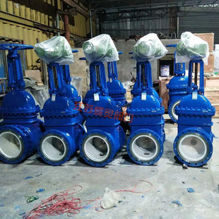 手动排渣阀DN400 电动耐磨单闸板阀 Z941CY 25C耐磨陶瓷闸阀