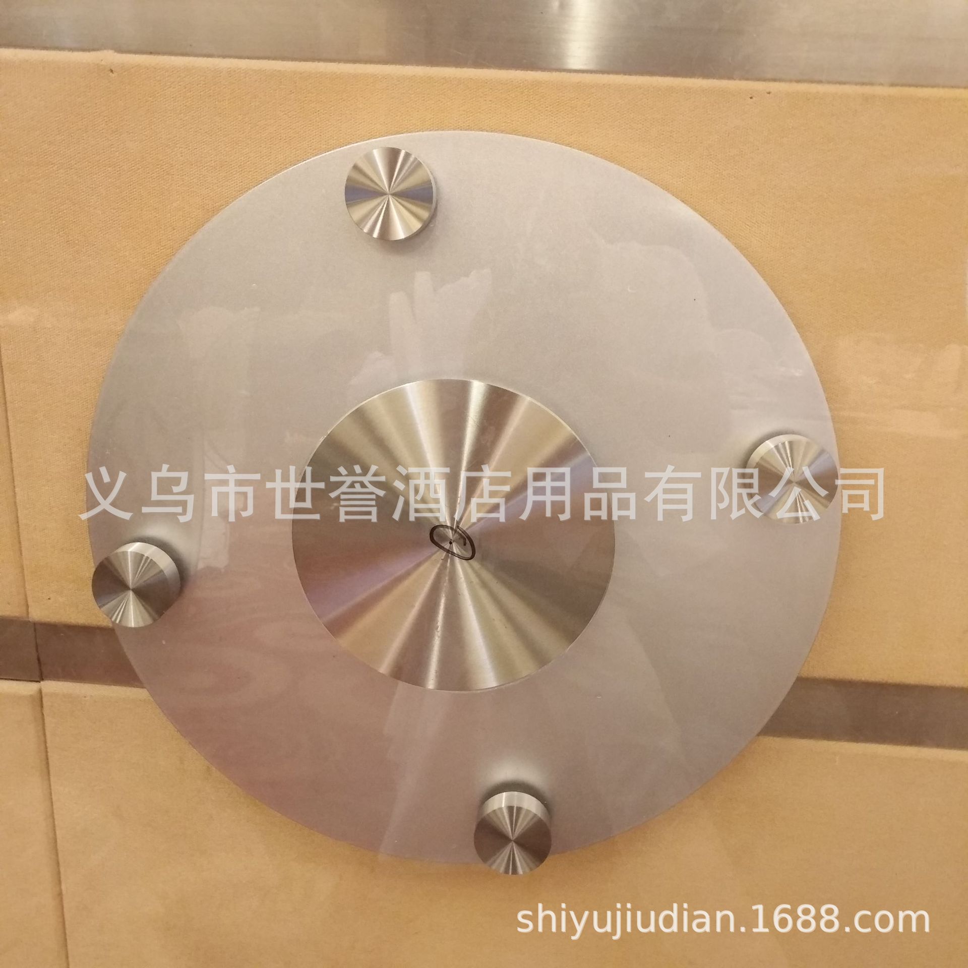 杭州酒店宴会厅玻璃转盘维修 饭店包厢大转盘更换底座