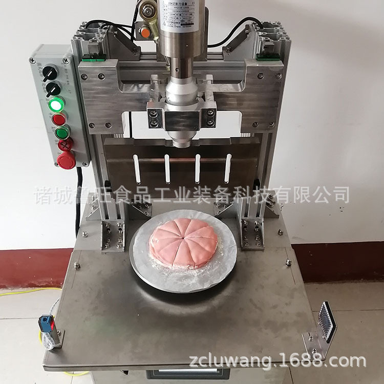 全自动蛋糕切割机 奶油蛋糕比萨切割机不粘刀 单刀圆形蛋糕切割机