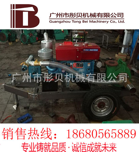卧式抽沙泵TOBE柴油机吸沙泵机组 工程清於杂质泵
