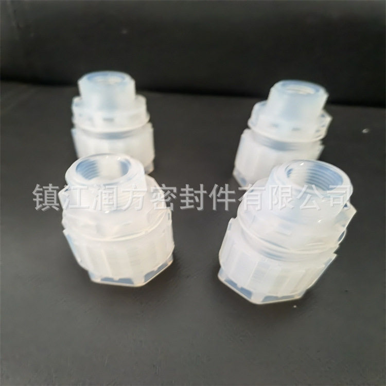 供应PFA入珠式外牙直通,PFA注塑制品
