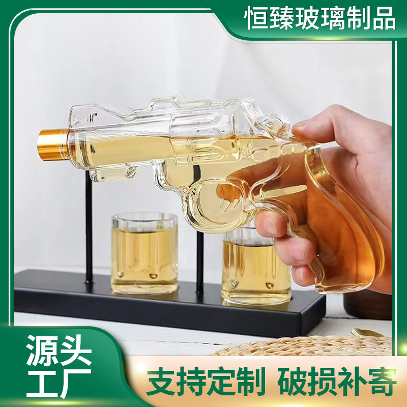 异形醒酒器造型分装瓶泡酒瓶家用玻璃醒酒器密封酒瓶透明玻璃酒瓶