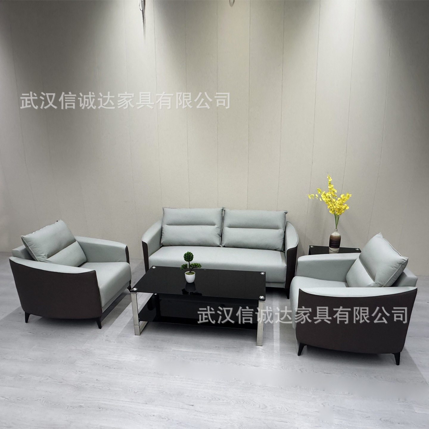 武汉高档商务接待拐角沙发