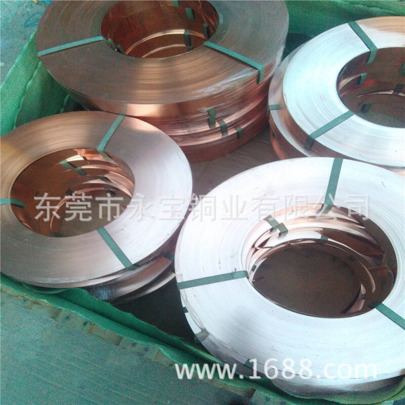 湖南变压器紫铜带现货供应 T2硬态红铜带0.4 0.6 0.65mm 超薄铜箔