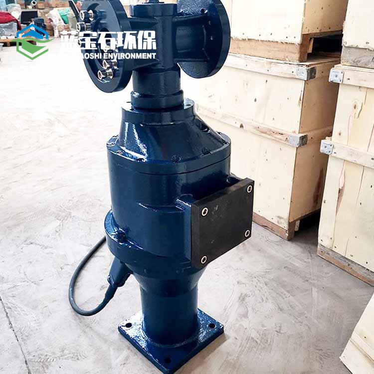 多功能潜水推进泵QDT1.5/4-1100生化池强力水下推流器安装布置图