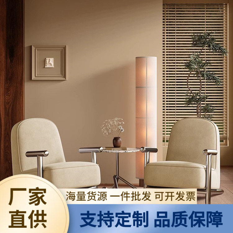 网红奶油风小户型一桌两椅组合