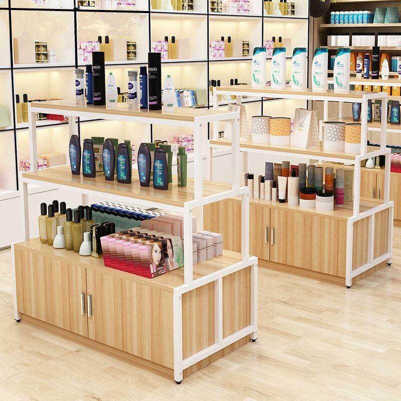 商场展示柜超市中岛柜促销台货架展架便利店母婴店化妆品展示台