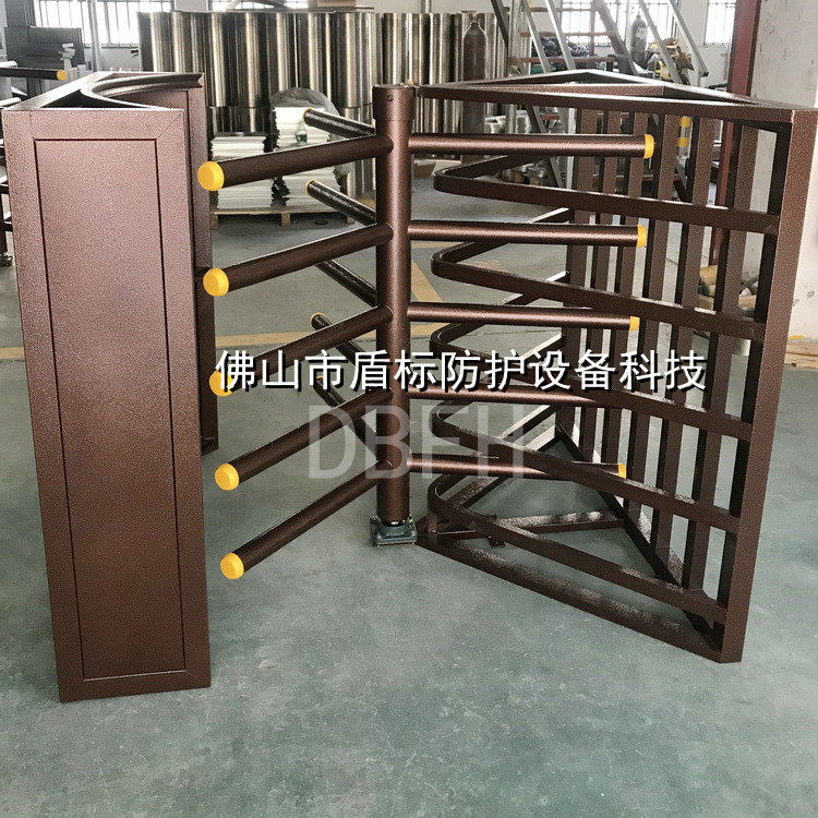 厂家供应小区人行通道闸 进出口防尾随单向门 不锈钢半高十字转闸