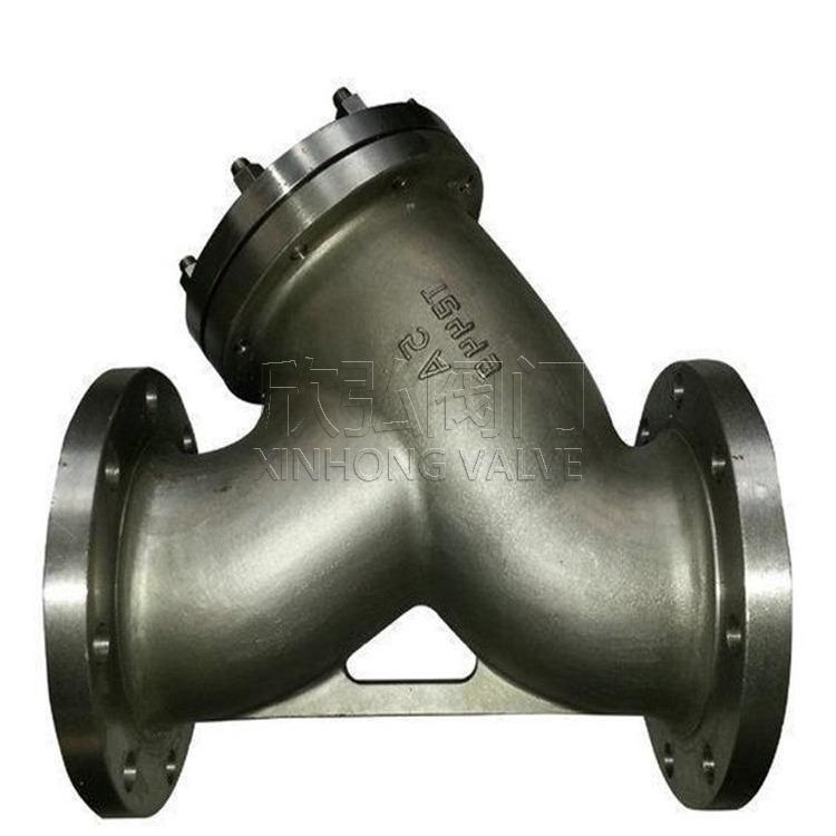 欣弘阀门2205双相钢Y型过滤器