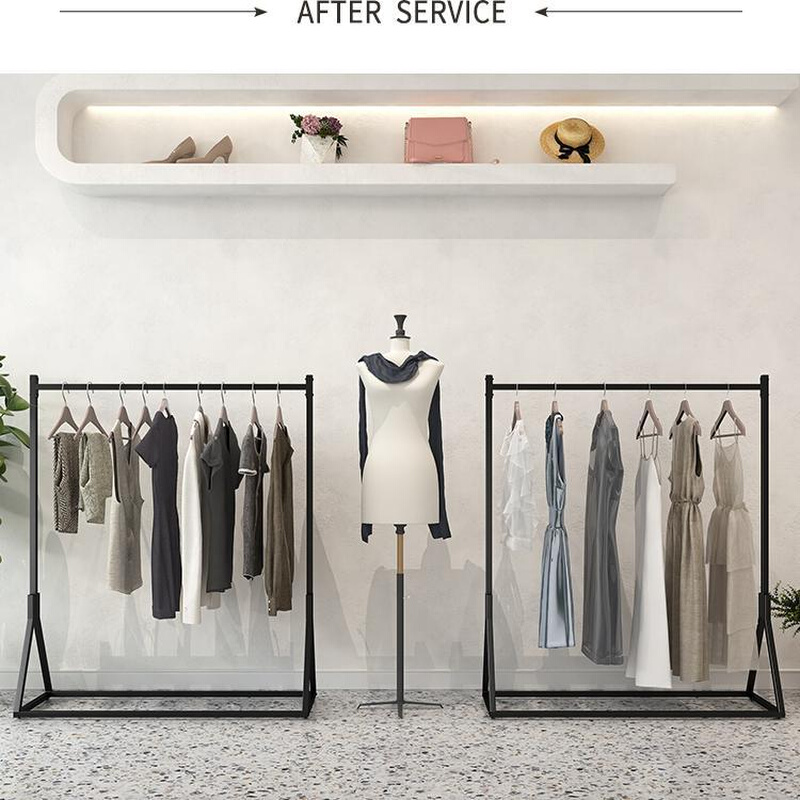 欧式铁艺服装店展示架落地架中岛架龙门架摆摊陈列架男女儿童货架