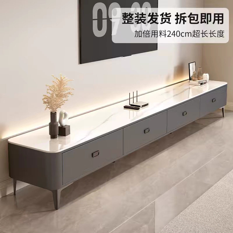 电视柜落地客厅家用2025新款小户型轻奢高级感茶几电视机柜组合