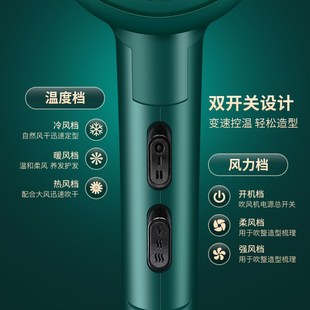 永士电吹风机家用可折叠大风力大功率强力护发宿舍用学生男女风筒