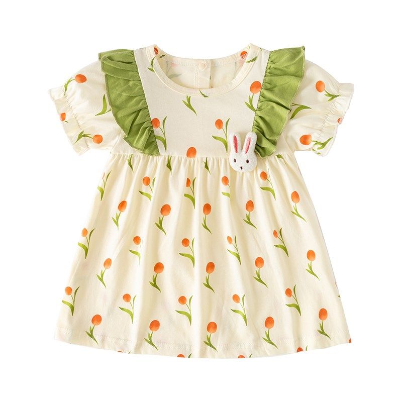 儿童女童夏装纯棉连衣裙小裙子森系婴儿公主宝宝洋气时髦衣服1岁3,童装/婴儿装/亲子装,连衣裙,淘宝优惠券,粉丝福利购,淘宝优惠卷