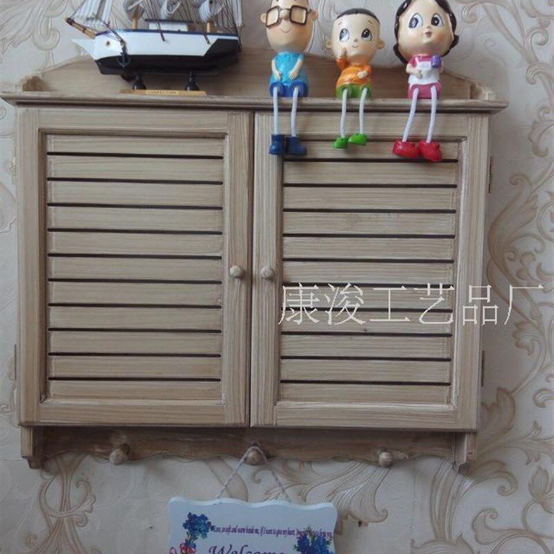 复古空百叶电表箱简约装饰箱电表盒遮挡箱多媒体配电闸壁挂墙饰