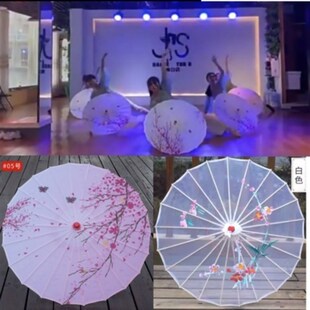 烟雨行舟跳舞蹈道具旗袍雨伞古典古装油纸伞绸布小花伞成人儿童女
