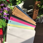 算数卡 打孔直角明信片 单词卡 空白明信片 手绘贺卡 DIY签绘卡