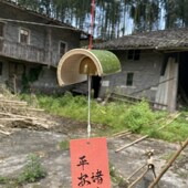 中式 饰挂饰diy材料包幼儿园环创 古风竹筒风铃新鲜竹子挂件户外装