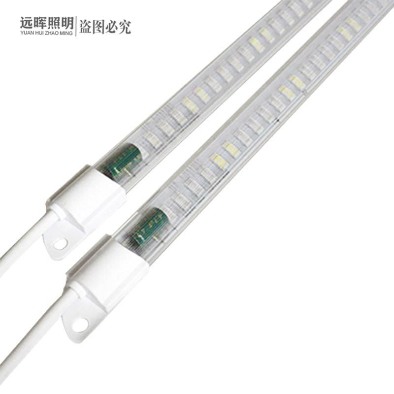 220V超亮LED灯条熟食凉菜卤菜鸭脖蔬菜猪肉红色展示柜专用灯管