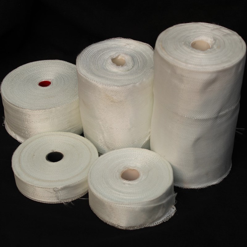 无碱玻璃纤维带扎带绝缘保温缠绕玻璃丝布玻纤布防腐隔热火