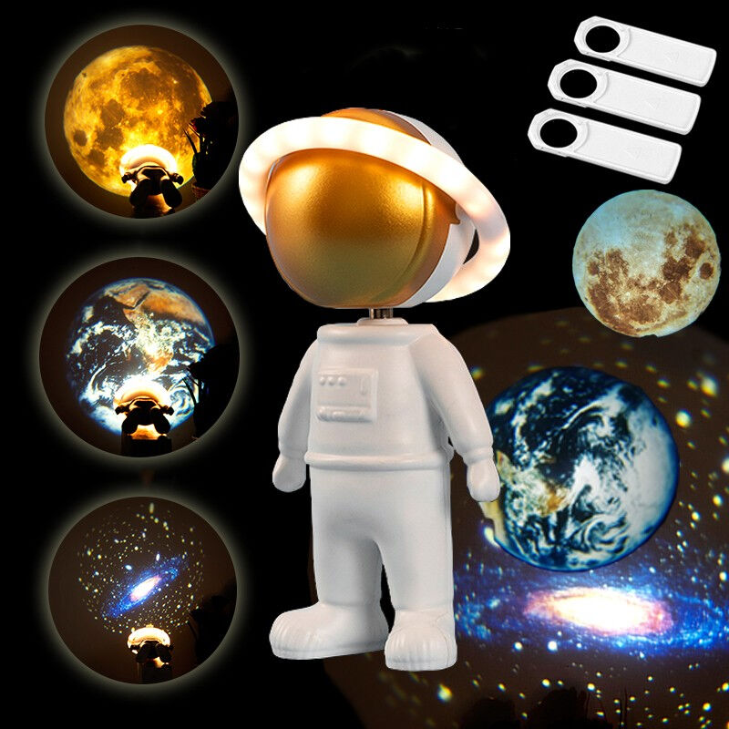 灏库护士节礼物太空人星空投影灯月球灯氛围小夜灯生日礼物男儿童
