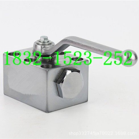 KHP3K/PK3-32L PN315bar DN32高压液压二位三通板式球阀31.5MPa