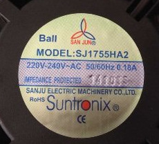 三巨轴流SJ1755HA2BAL滚珠220V散热风扇172*150*55