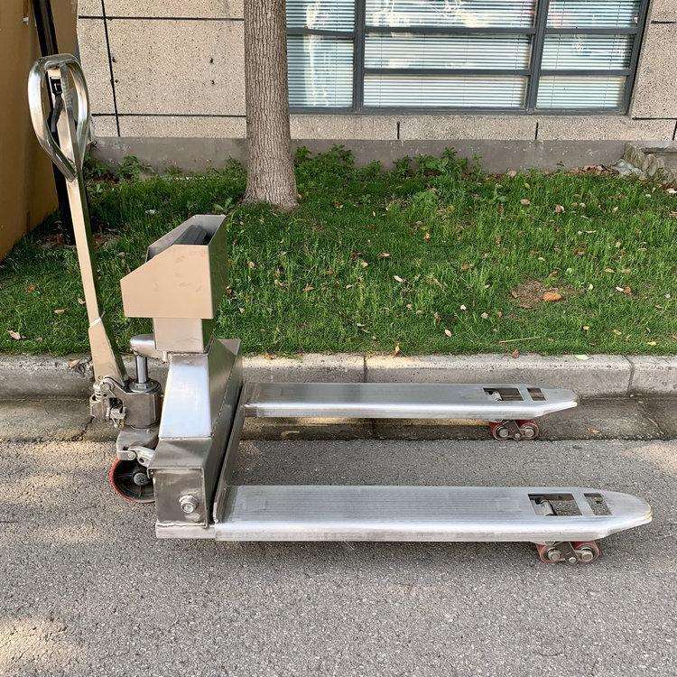 湘潭500kg不锈钢电子叉车秤2吨液压叉车秤2.5T304搬运秤