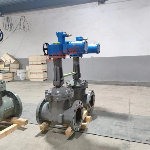 煤安一体式矿用隔爆型电动闸阀 MZ941H-40 DN125铸钢闸阀