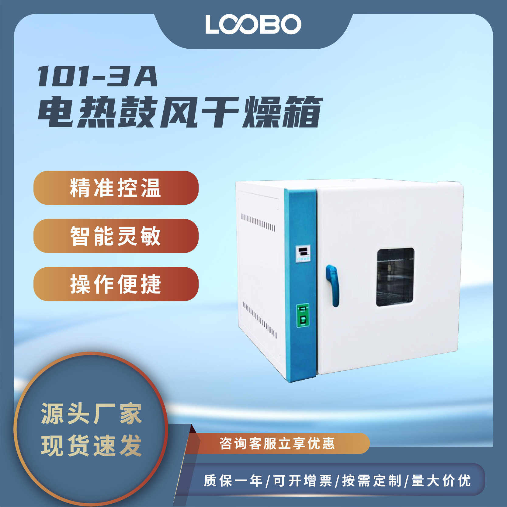 电热鼓风循环PID控温干燥箱