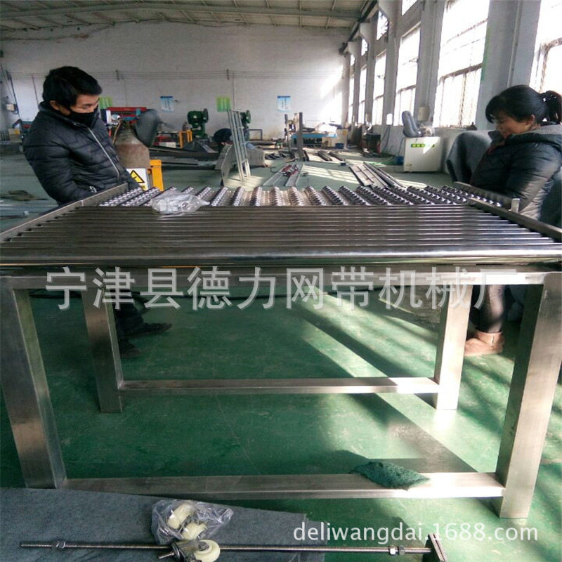 无动力滚筒线流水线输送线货柜装车卸货神器卸货滑梯输送带辊筒