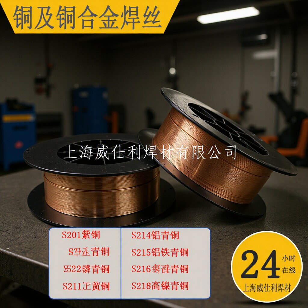 S201紫铜S211硅青铜S212铝青铜S213锡青铜S214铝青铜S221黄铜焊丝