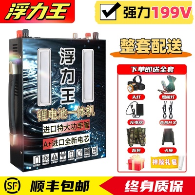 新199v锂电池一体机大功率整套容逆变一体便携新能源电瓶户外全套