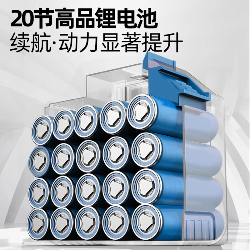 电锯家用小型手持伐木锯锂电电锯锯柴手电筒锯充电式电动手工锯大