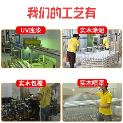 实木线条定制涂泥白胚贴皮包覆免漆烤漆踢脚线门套线木条装饰线条