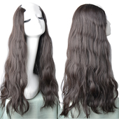 假发女长卷发U型半头套大波浪卷假发片无痕隐形接发补发自然蓬松