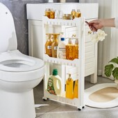 7cm8厘米浴室极窄夹缝置物架厨房冰箱门后收纳缝隙柜超薄小推车储