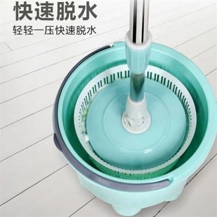 拖地神器 免手洗一拖净加厚单双桶旋转拖把家用甩干墩布手压旋转式